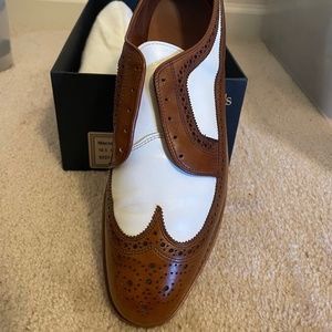 Allen Edmonds 10.5 Macneil - Walnut Brown/White